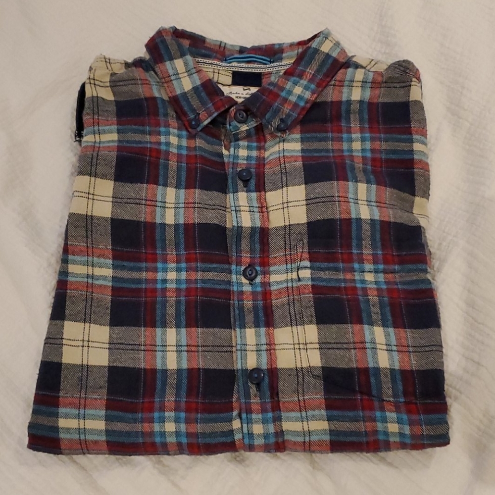 Men's Flannel  Button Down Shirt |